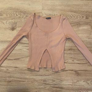 Split Cut Shein Top